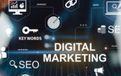 Digital Marketing on screen