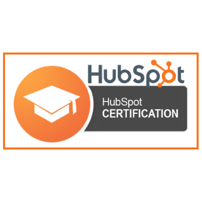 Hubspot certification badge
