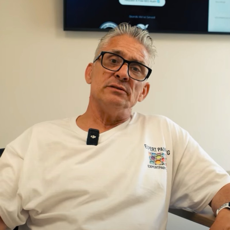 Mike Sinclair, the owner of Expert Painting in Edmonton