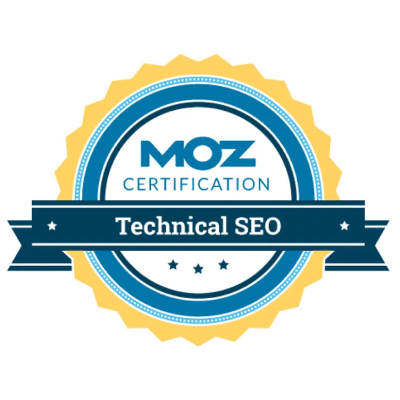 moz certification technical seo badge