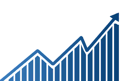 chart-increase SEO performance growth chart showing increased rankings and organic traffic