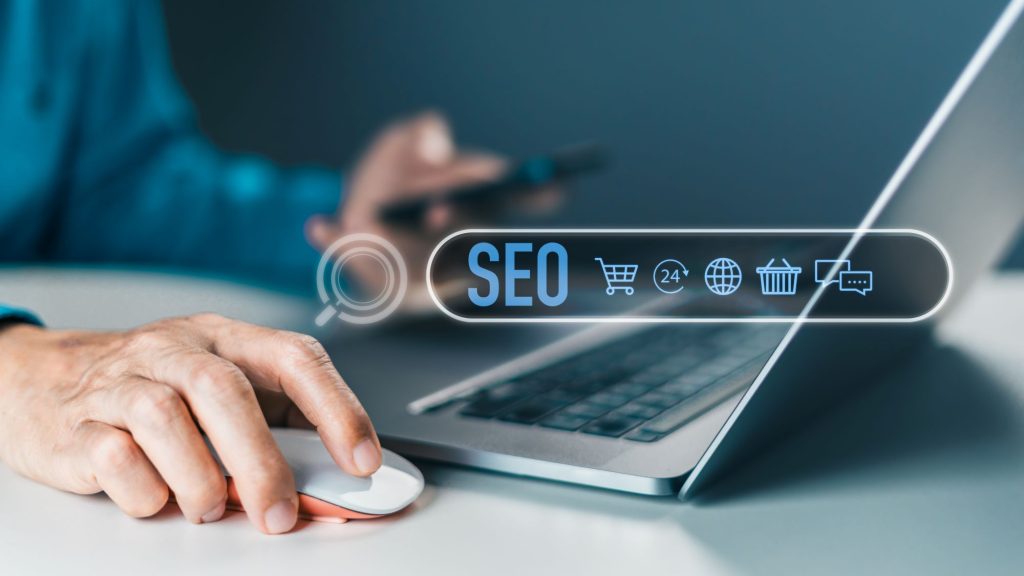 Current image: Full-funnel marketing strategy showing how SEO supports awareness, consideration, and decision stages.
